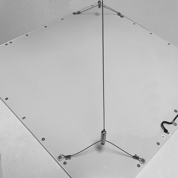 tlb1042_2 LED Bürobeleuchtung MANDY Seilabhängung, Pendelset für MARIA, 2er Set