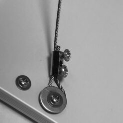 LED Bürobeleuchtung MANDY Seilabhängung, Pendelset für MARIA, 2er Set