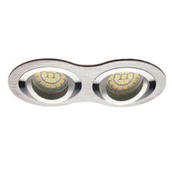 LED Bürolampe SAIDI II, EINBAU-Strahler, 2x max 50W, MR16, GU5,3