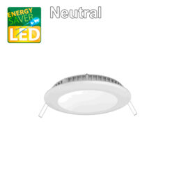Bürobeleuchtung LAF LED 6W EINBAU Downlight Round 4500K
