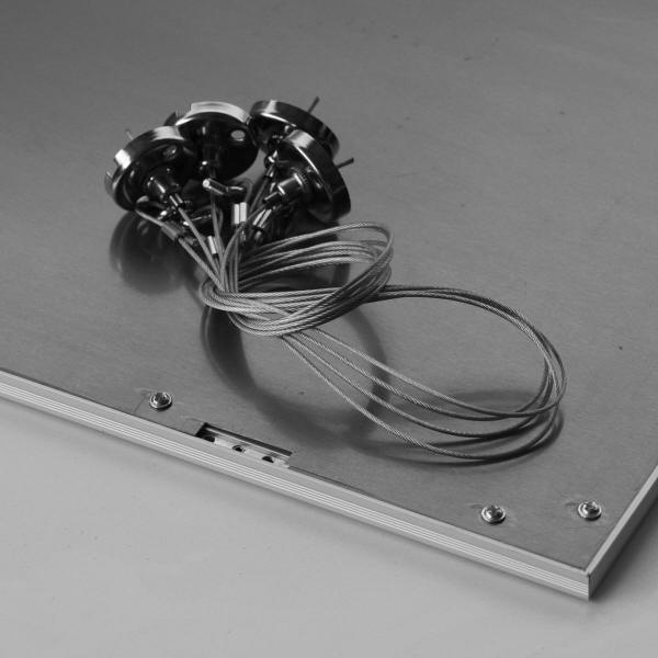 tlb1750_1 Bürolampen LIA Seil 6, Pendelset für LAURA classic, Universal mit Feststeller, 4er Set